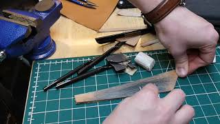 Tandy Leather stitching chisel hack