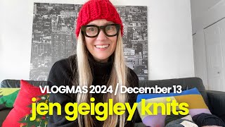 Vlogmas 2024 - Day 13 - FREE hat pattern! - Jen Geigley Knits