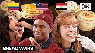 Find the best bread | Egypt 🇪🇬 vs. Colombia 🇨🇴 vs. America 🇺🇸 vs.Korea 🇰🇷