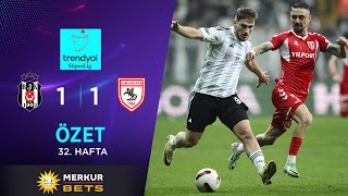 Merkur-Sports | Beşiktaş (1-1) Y. Samsunspor - Highlights/Özet | Trendyol Süper Lig - 2023/24