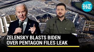 Zelensky fumes at Biden Govt's handling of U.S. secret files leak | 'Unprofitable For Ukraine'