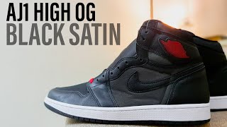 AKHIRNYA NGERASAIN MENANG RAFFLE! AIR JORDAN 1 BLACK SATIN REVIEW & CLOSE LOOK