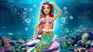 Stunning Doll Transformation Into Dazzling Mermaid || Easy DIY Ideas!