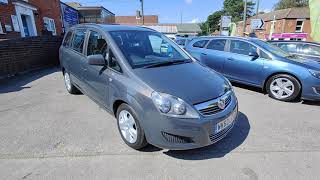 2013/63 Vauxhall Zafira 1.6 Petrol Exclusiv - New Chapel Car Company Ltd Southampton