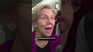 Sen. Elizabeth Warren comments on the Silicon Valley Bank failure. #Shorts