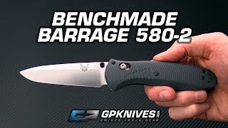 Benchmade 580-2 CPM S30V Barrage Overview