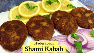 Hyderabadi Shami Recipe |How to make Crispy Shami kabab | Tips to Store and freeze Shami kabab||