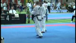 ITF World Tae Kwon-Do Championships 2005 -71kg Semifinal Neil Ernest Vs Ciaran Ryan