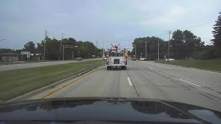 Pleasant Prairie PD: Band on fire truck couldn't get driver's attention | FOX6 News Milwaukee