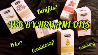 wb by hemani facial oils || Online shopping from daraz || unboxing \u0026 detailed || SidraAli