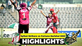 BPL 2023 Match 23 Sylhlet Strikers vsBarishal Fortune Full Highlights| WASIF edits