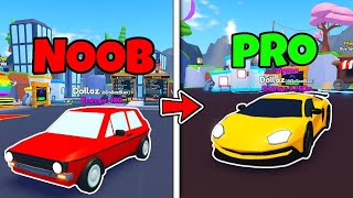 Noob To PRO In Roblox Car training Simulator!