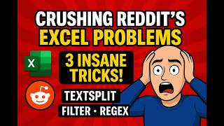 I Crushed Reddit’s Hardest Excel Problems: 3 Insane Tricks You’ll Steal Today