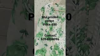 Mul cotton printed kurti | Aisha Collection| Chikankari | Kurtis | Lucknowi Kurtis | #short #video