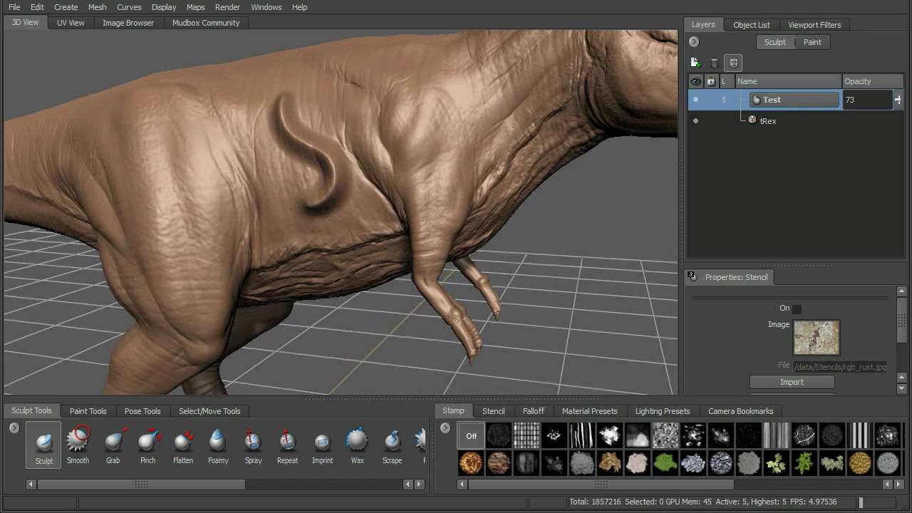 Sculpting Software