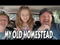 VISTING MY OLD FLA HOMESTEAD| off-grid | cabin build | tractor work | homesteading | log cabin | DIY