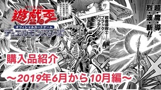 【遊戯王】購入品紹介/2019年6月〜10月編