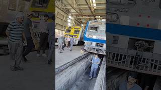 Mumbai local train ka maintenance yard | vande Bharat Express maintenance yard #vandebharatexpress