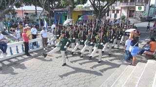 Damas y caballeros cadetes del CSEM desfilaron en honor al General Benjamín Zeledón