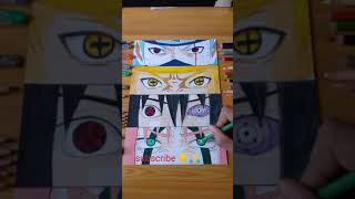 Drawn Team 7 NARUTO/#anime#sasuke#naruto#sakura#kakashi#short | ven art |