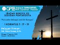 Ibadah Minggu XII Sesudah Pentakosta | Minggu, 11 Agustus 24 |GPIB IMMANUEL W.R.S Mtr | PKL.09.00