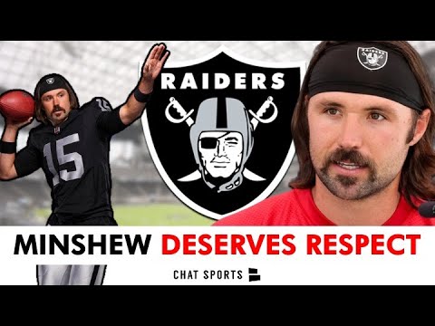 RESPECT Gardner Minshew! Las Vegas Raiders QB Deserves More Of It From ...