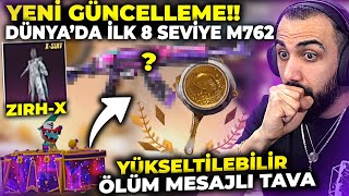 EFSANE GÜNCELLEME!! 😮 DÜNYA'DA İLK 8 SEVİYE M762, YENİ ZIRH-X, PET VE YENİ SETLER!! | PUBG MOBILE