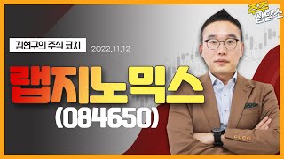 랩지노믹스(084650)_김현구 전문가_종목 상담 (20221112)