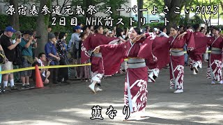 4K 藍なり 原宿表参道元氣祭 2日目 NHK前ストリート