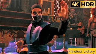 Welcome to Mortal Kombat Scene (Flawless victory) | Mortal Kombat 1995 (4K HDR)