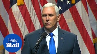 Donald Trump praises Vice Presidential pick Gov Mike Pence - Daily Mail