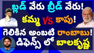 బ్లడ్ వేరు, బ్రీడ్ వేరు! కమ్మ Vs కాపు! గెలికిన అంబటి రాంబాబు! డిఫెన్స్ లో బాలకృష్ణ #ameeryuvatv