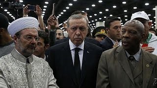 Turkey's Erdogan cuts short Muhammad Ali funeral visit