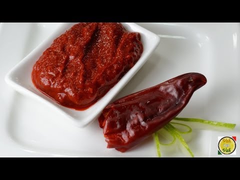 Red Chilli Paste - By Vahchef @ vahrehvah.com Red Chilli Paste - By Vahchef @ vahrehvah.com