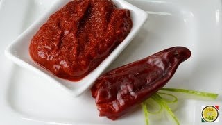 Red Chilli Paste  - By Vahchef @ vahrehvah.com