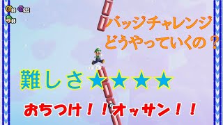 ★マリオワンダー★カベ登りジャンプレベル２の攻略方法！！