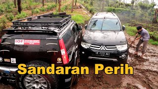 Pajero sport, Ford Everest, Taft GT dan Jimny off road in Pangalengan