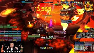 World Fastest Ragnaros Kill 9:36 | Survival Hunter PoV