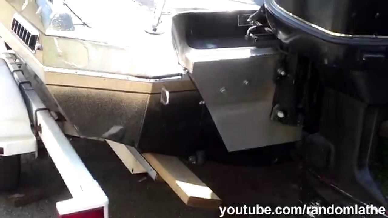 Aluminum Boat Motor Mount Plate For Outboard V6 - YouTube