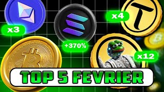 Top 5 CRYPTO pour DÉBUTER en février 2025 ❌✅