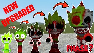 NEW UPGRADED EVOLUTION OF ALL PHASES OF LIME SPRUNKI In Garry's Mod!