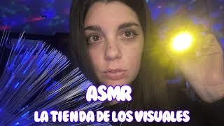 ASMR LA TIENDA DE LOS VISUALES ( brochas, manos, luces...) | ASMR ESPAÑOL | HIBIKI98