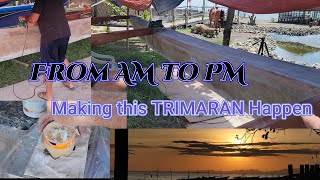 Building a Custom Bangka Trimaran Part 22