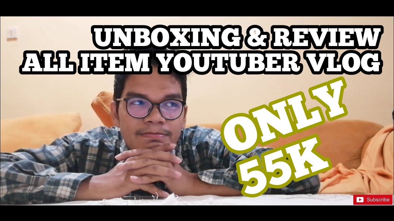 Unboxing Review Paket Youtube Vlog Youtube