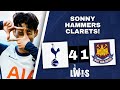 SONNY (손흥민) HAMMERS IRONS! • Tottenham 4-1 West Ham • [Premier League] • Post-Match Analysis Podcast