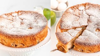 Easy apple cake (sharlotka) | Sharlotka apple cake