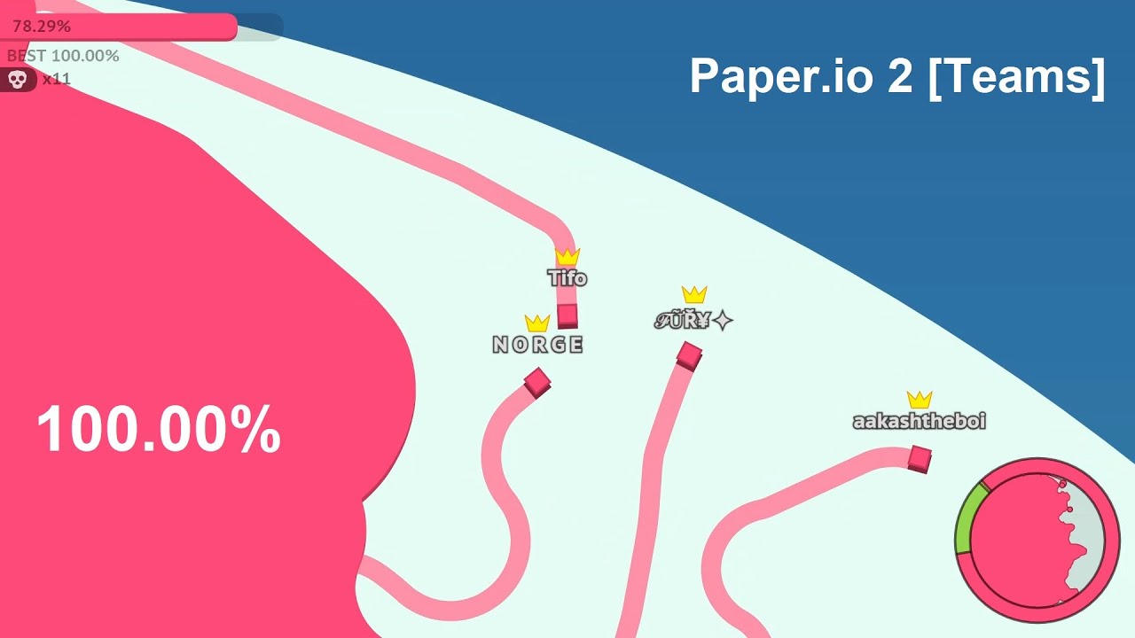 Paper Io 2 Teams