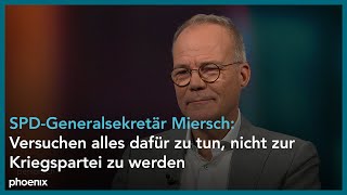 phoenix persönlich: SPD-Generalsekretär Matthias Miersch zu Gast bei Eva Lindenau