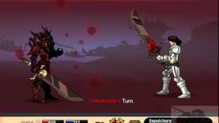 DragonFable Friday the 13th War sepulchure boss fight