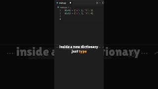 Merge Dictionaries Like a PRO in Python! #trending #code #shorts #programming
